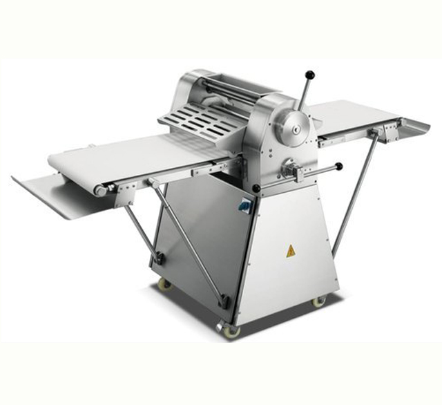 Stretch, flatten, sheet and cut all types of dough quickly with a commercial dough sheeter